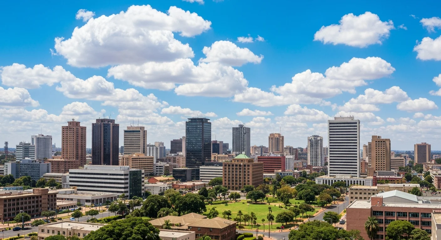 Harare skyline, Zimbabwe